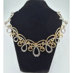 Vintage Carolyn Pollack "Coronation" Statement Necklace